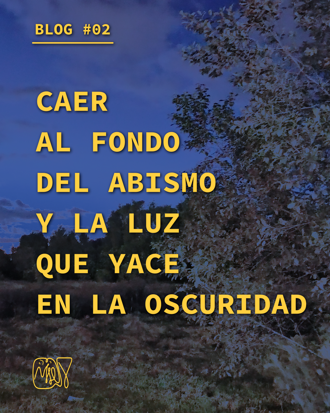 Caer al fondo del abismo y la fuerza que yace en la oscuridad